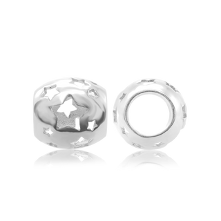 ITI NYC Fancy Beads in Sterling Silver (9.0 x 9.0 mm)