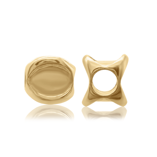 ITI NYC Fancy Beads in 14K Yellow Gold (5.3 x 5.4 mm)