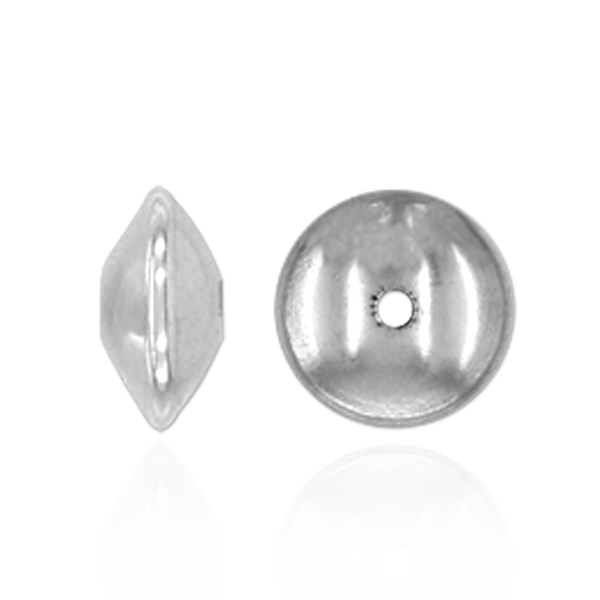 ITI NYC Saucer Beads in Sterling Silver (3.85 mm - 8.5 mm)