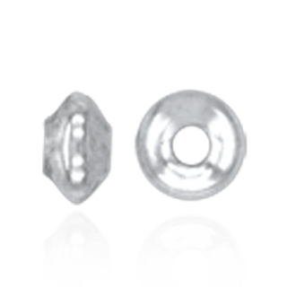 ITI NYC Saucer Beads in Sterling Silver (3.85 mm - 8.5 mm)