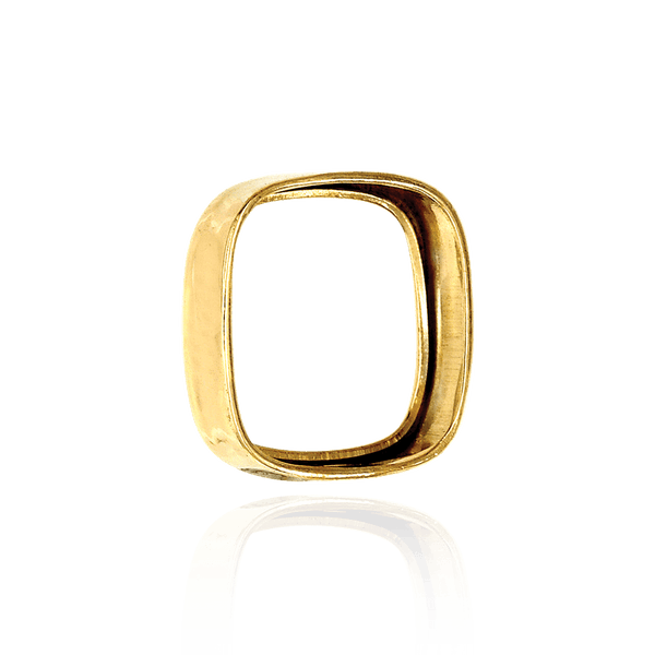 ITI NYC Cushion Low Bezels in 14K Gold (12.00 x 12.00 mm - 16.00 x 14.00 mm)