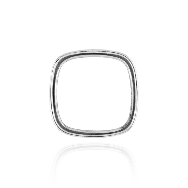 ITI NYC Cushion Low Bezels in Sterling Silver (12.00 x 12.00 mm - 16.00 x 14.00 mm)