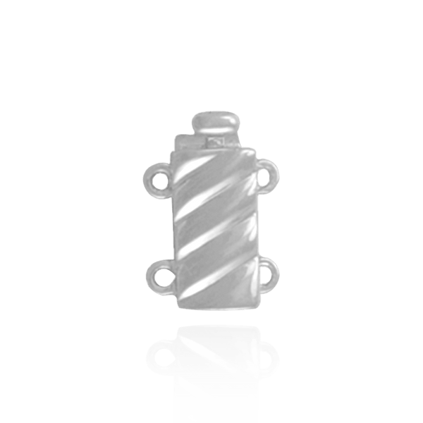 ITI NYC Bayonet Pearl Clasps with Diamond Cut Accents (11 mm - 18 mm)