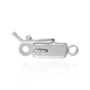 ITI NYC Box Clasps with Rings (3 mm - 4 mm)