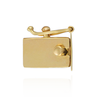 ITI NYC Heavy Box Clasps with Push Button and Safety (6.5 mm - 10 mm)