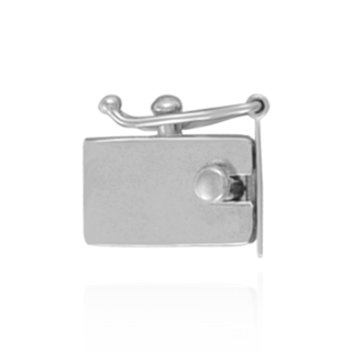 ITI NYC Heavy Box Clasps with Push Button and Safety (6.5 mm - 10 mm)