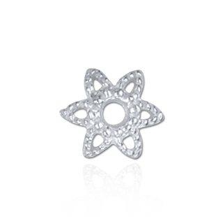 ITI NYC Fancy Cap Ends in Sterling Silver