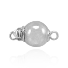 Load image into Gallery viewer, ITI NYC Plain Bead Pearl Clasps (6 mm-12 mm)
