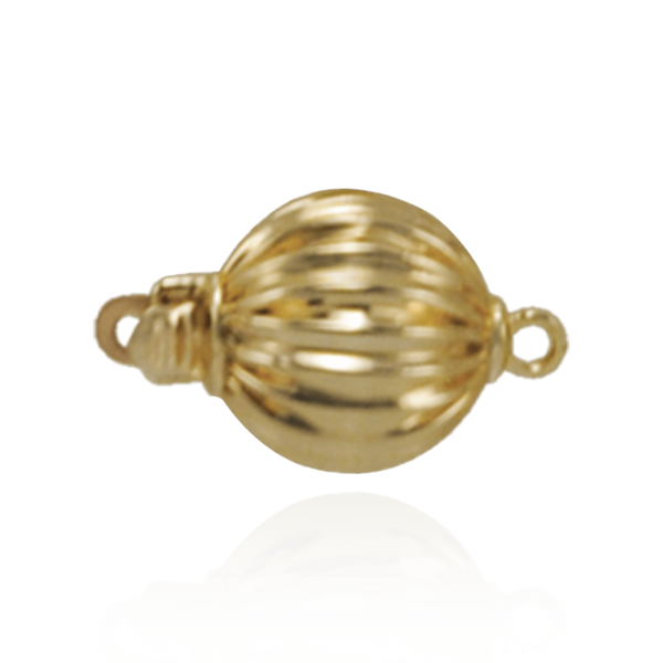 ITI NYC Corrugated Bead Pearl Clasps (6 mm-11 mm)