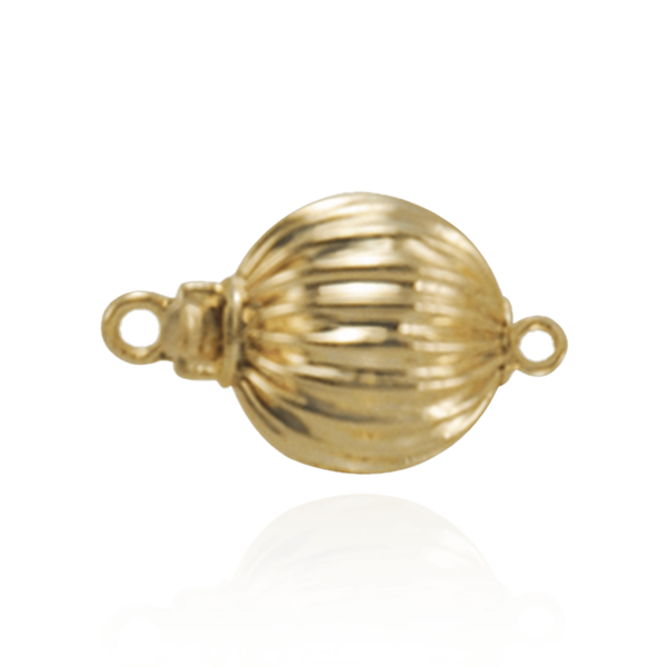 ITI NYC Corrugated Bead Pearl Clasps (6 mm-11 mm)