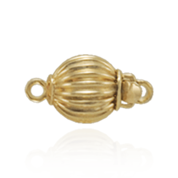 ITI NYC Corrugated Bead Pearl Clasps (6 mm-11 mm)