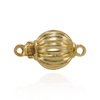 ITI NYC Corrugated Bead Pearl Clasps (6 mm-11 mm)