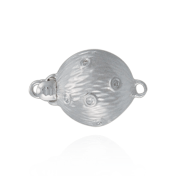 ITI NYC Bead Pearl Clasps with Diamonds (9 mm-12 mm)