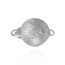 Load image into Gallery viewer, ITI NYC Bead Pearl Clasps with Diamonds (9 mm-12 mm)
