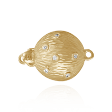 Load image into Gallery viewer, ITI NYC Bead Pearl Clasps with Diamonds (9 mm-12 mm)
