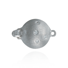 Load image into Gallery viewer, ITI NYC Bead Pearl Clasps with Diamonds (10 mm-12 mm)
