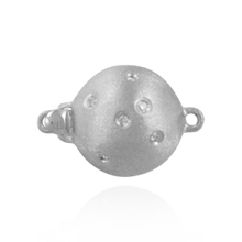 Load image into Gallery viewer, ITI NYC Bead Pearl Clasps with Diamonds (10 mm-12 mm)
