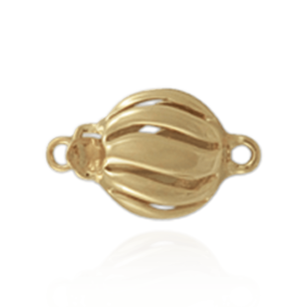 ITI NYC Bead Pearl Clasp with Swirl Design (13 mm)