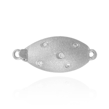 Load image into Gallery viewer, ITI NYC Oval Bead Clasps with Diamonds (19 mm)
