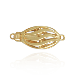 ITI NYC Oval Bead Pearl Clasp (20 mm)