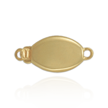 Load image into Gallery viewer, ITI NYC Oval Bead Pearl Clasp (15.5 mm)
