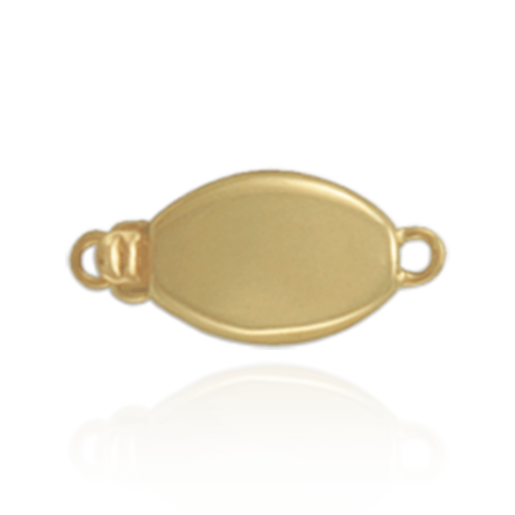 ITI NYC Oval Bead Pearl Clasp (15.5 mm)