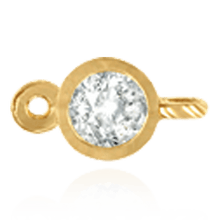 Load image into Gallery viewer, ITI NYC Round Bezel with Rings in 14K Gold (2.50 mm - 4.00 mm)
