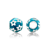 ITI NYC Flowers Enamel Beads in Sterling Silver (9.0 x 8.7 mm)
