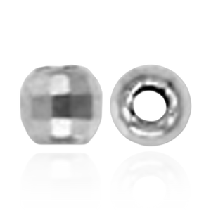 ITI NYC Mirror Round Beads in Sterling Silver (2.5 mm - 6 mm)