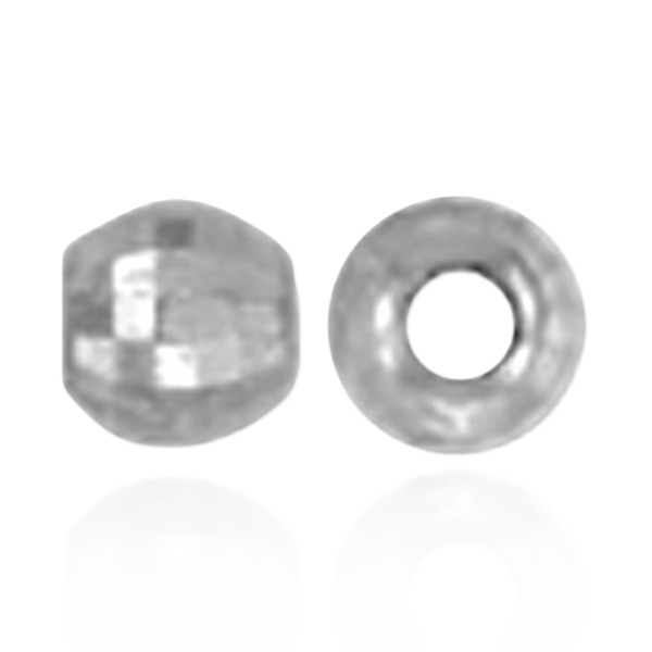 ITI NYC Mirror Round Beads in Sterling Silver (3.0 mm - 6.0 mm)