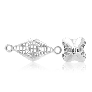 ITI NYC Spacers with Rings in Sterling Silver (6.1 x 16.7 mm)