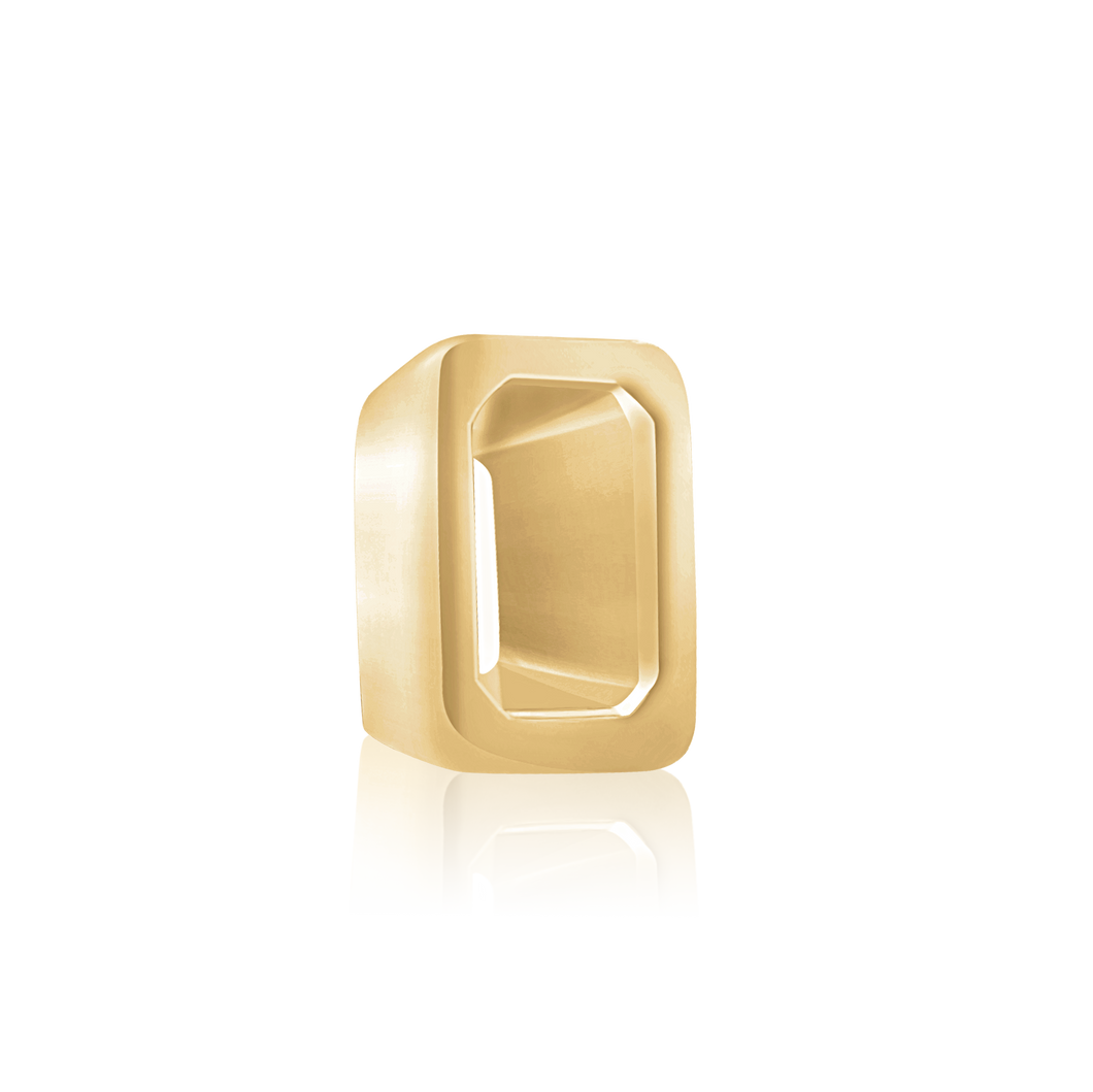 ITI NYC Emerald Shape High Bezel Setting in 14K Gold (5.00 x 3.00 mm - 14.00 x 10.00 mm)