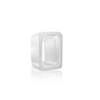 ITI NYC Emerald Shape High Bezel Setting in Sterling Silver (5.00 x 3.00 mm - 14.00 x 10.00 mm)