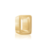 ITI NYC Emerald Shape High Bezel Setting in 14K Gold (5.00 x 3.00 mm - 14.00 x 10.00 mm)