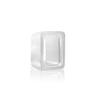 ITI NYC Emerald Shape High Bezel Setting in Sterling Silver (5.00 x 3.00 mm - 14.00 x 10.00 mm)