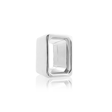 Load image into Gallery viewer, ITI NYC Emerald Shape High Bezel Setting in Sterling Silver (5.00 x 3.00 mm - 14.00 x 10.00 mm)
