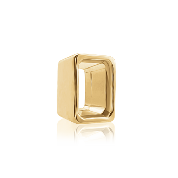 ITI NYC Emerald Shape High Bezel Setting in 14K Gold (5.00 x 3.00 mm - 14.00 x 10.00 mm)