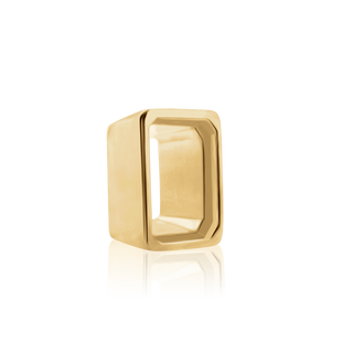 ITI NYC Emerald Shape High Bezel Setting in 14K Gold (5.00 x 3.00 mm - 14.00 x 10.00 mm)