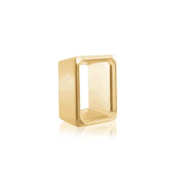 ITI NYC Emerald Shape High Bezel Setting in 14K Gold (5.00 x 3.00 mm - 14.00 x 10.00 mm)