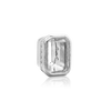 ITI NYC Emerald Bezel with Beaded Detail in Sterling Silver (5.75 x 3.75 mm - 11.50 x 9.60 mm)
