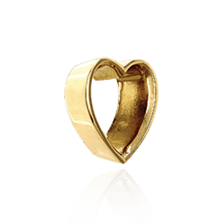ITI NYC Heart Shape Tapered Bezels in 14K Gold (3.50 x 3.00 mm - 8.75 x 8.75 mm)