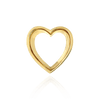 ITI NYC Heart Shape Tapered Bezels in 14K Gold (3.50 x 3.00 mm - 8.75 x 8.75 mm)