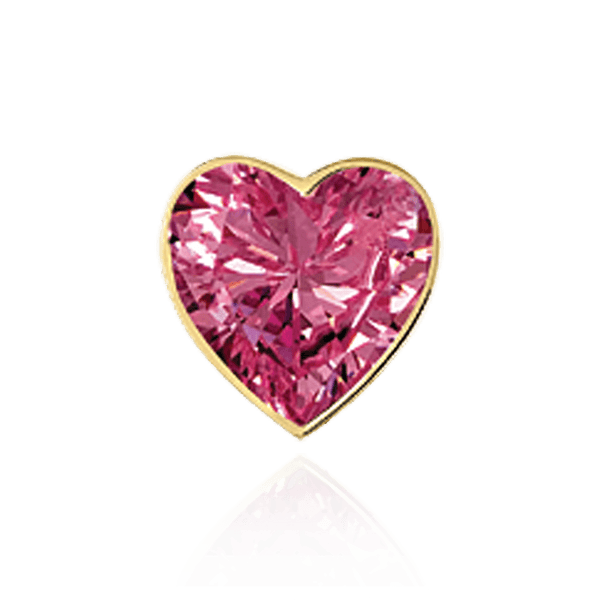 ITI NYC Heart Shape Tapered Bezels in 14K Gold (3.50 x 3.00 mm - 8.75 x 8.75 mm)
