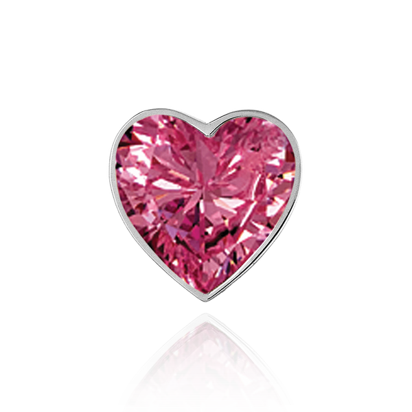 ITI NYC Heart Shape Tapered Bezels in Sterling Silver (3.50 x 3.00 mm - 8.75 x 8.75 mm)
