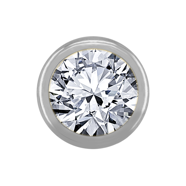 ITI NYC Round Low Bezels in Sterling Silver (1.00 mm - 6.00 mm)