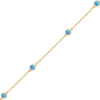 Bulk / Spooled Diamond by the Yard Cable Chain in 14K Yellow Gold (Diamond Bezel: Every 1.5")
