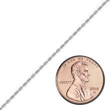 Load image into Gallery viewer, Bulk / Spooled Cylinder Bead Chain in Sterling Silver (1.10 mm)
