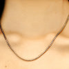 FDR Drive Double Cylinder Bead Chain Necklace in Sterling Silver