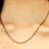 FDR Drive Double Cylinder Bead Chain Necklace in Sterling Silver