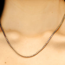 Load image into Gallery viewer, FDR Drive Double Cylinder Bead Chain Necklace in Sterling Silver
